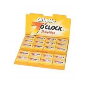 Gillette 7 O'Clock Sharp Edge Razor Blades (100 Pieces)